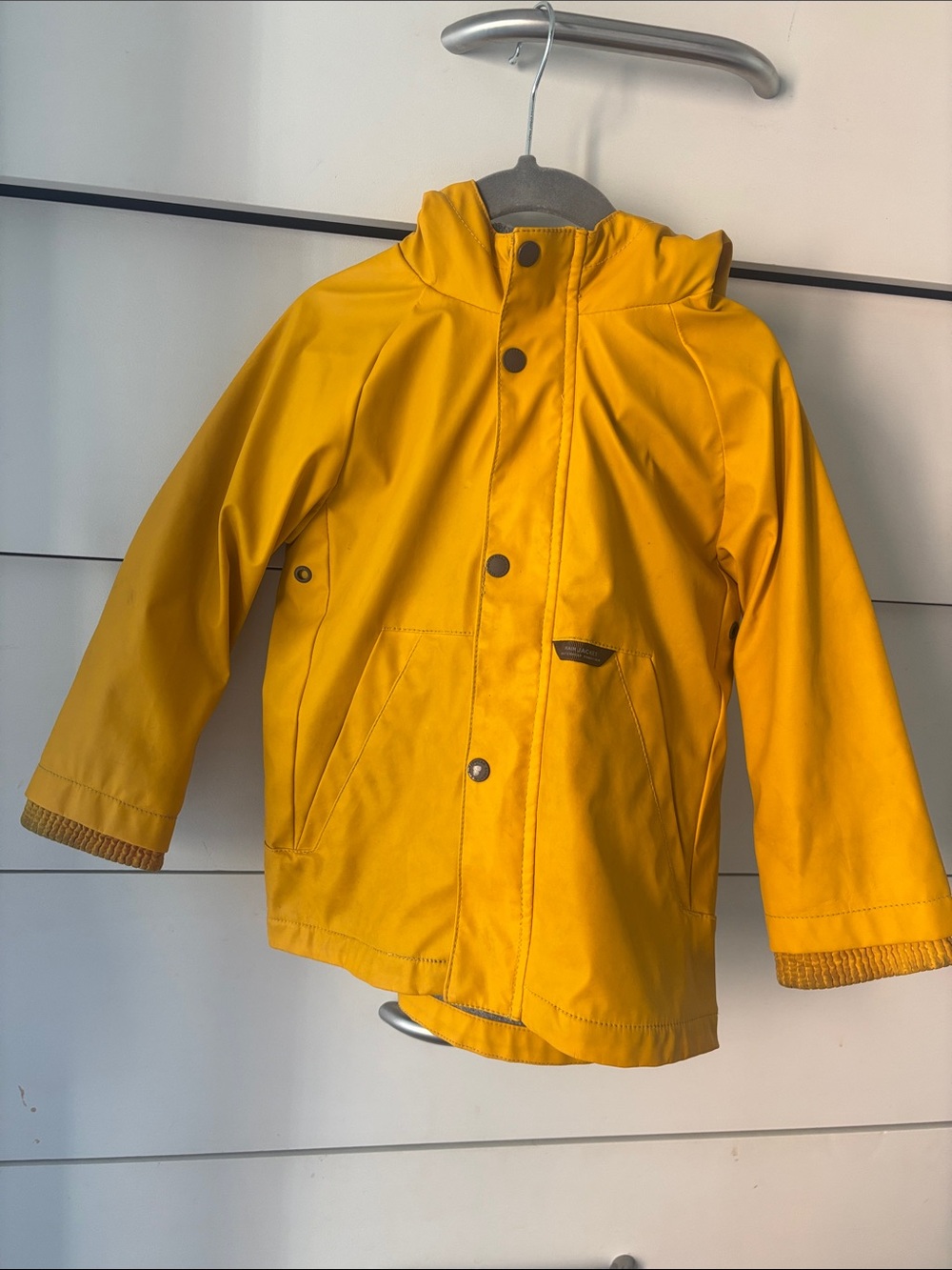 Zara Baby Yellow Hooded Rain Jacket 2/3 years 98 cm
